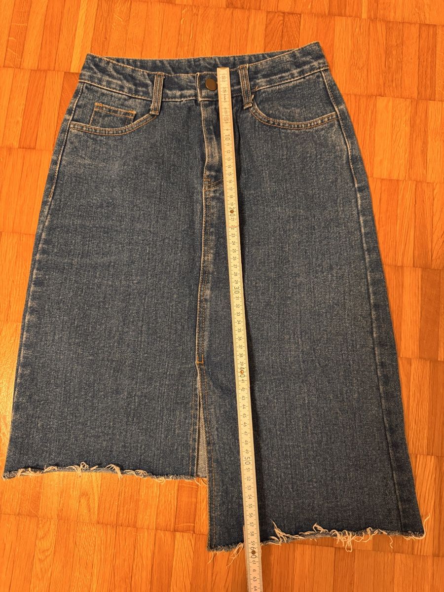 Röcke: Jeansrock Gr. 36, asymmetrisch, mit Schlitz – Gebraucht aus Jona von Good_luck1_ 6