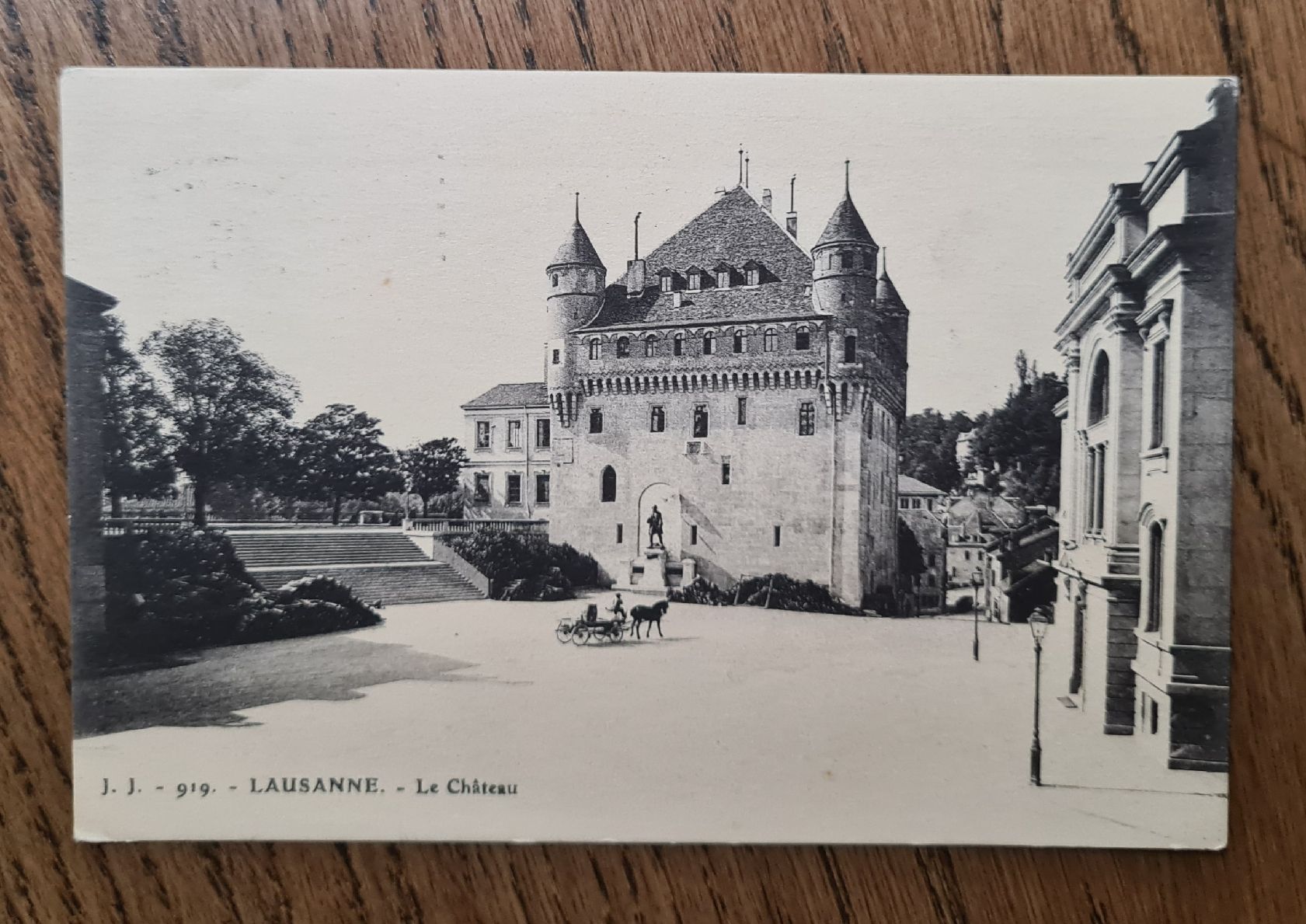 Cartoline postali: Le Château Lausanne 1924 – Usato da Ebikon venduto da Donar50