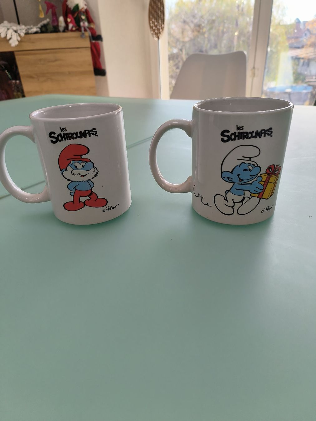 Figuren: Schtroumpfs schlumpf puffi tasses – Gebraucht aus Lignières von Sulyvan 1