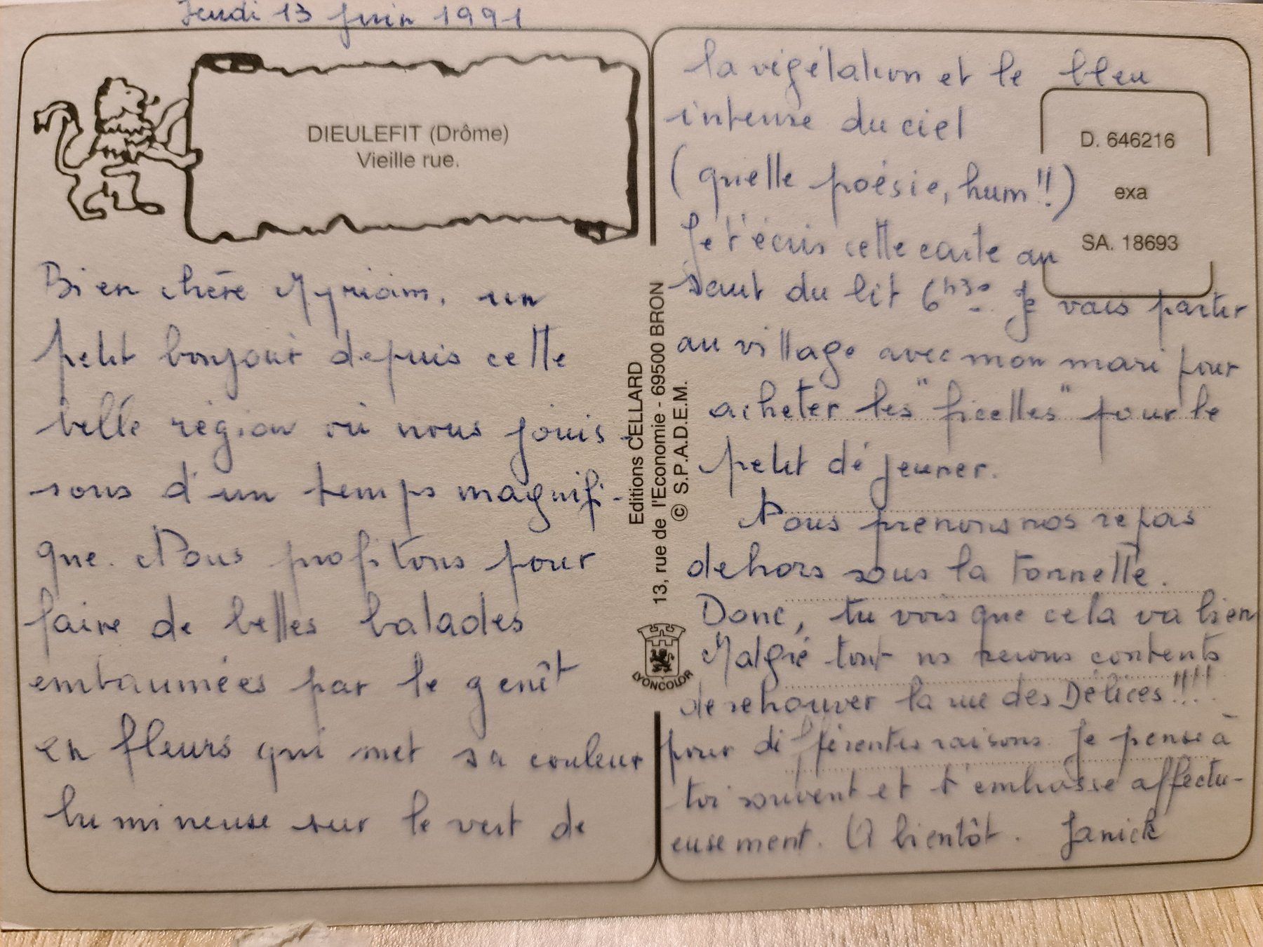 Cartoline postali: Ansichtskarte Dielefit – Usato da Dintikon venduto da Vexi 1