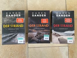 Karen Sander Trilogieset: Der Strand (Band 1-3)– Top Zustand