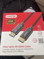 Unitek Glasfaser HDMI Kabel 8K 10m neuwertig