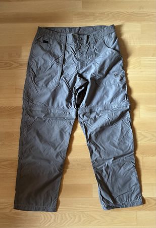 Mammut Zip-Off Hosen Herren Grösse 50 grau guter Zustand