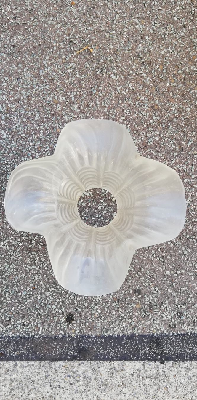 Lampenschirme: Alter Lampenschirm aus Glas – Gebraucht aus Thun von Matthias72 4
