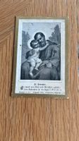 Antike Heiligenkarte St. Joseph, Benziger&Co. Schweiz