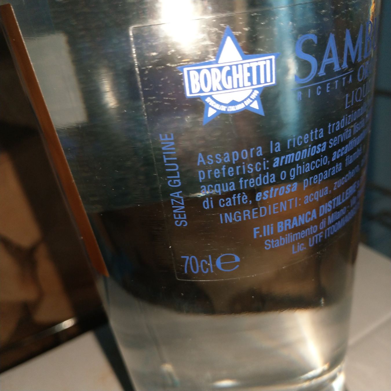 Bevande alcoliche: Sambuca Borghetti – Nuovo e nell'imballaggio originale da Maienfeld venduto da Hanswurst64 1