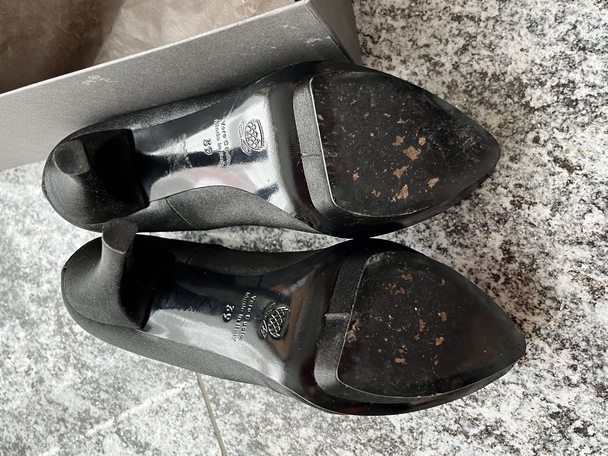 Navyboot Damenschuhe: Schwarze High Heels, Navy Boot – Gebraucht aus Chur von Moca17 2