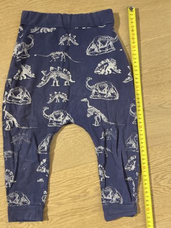 Mit Loch: Dino-Hose, Gr. 86/92 dünn leicht