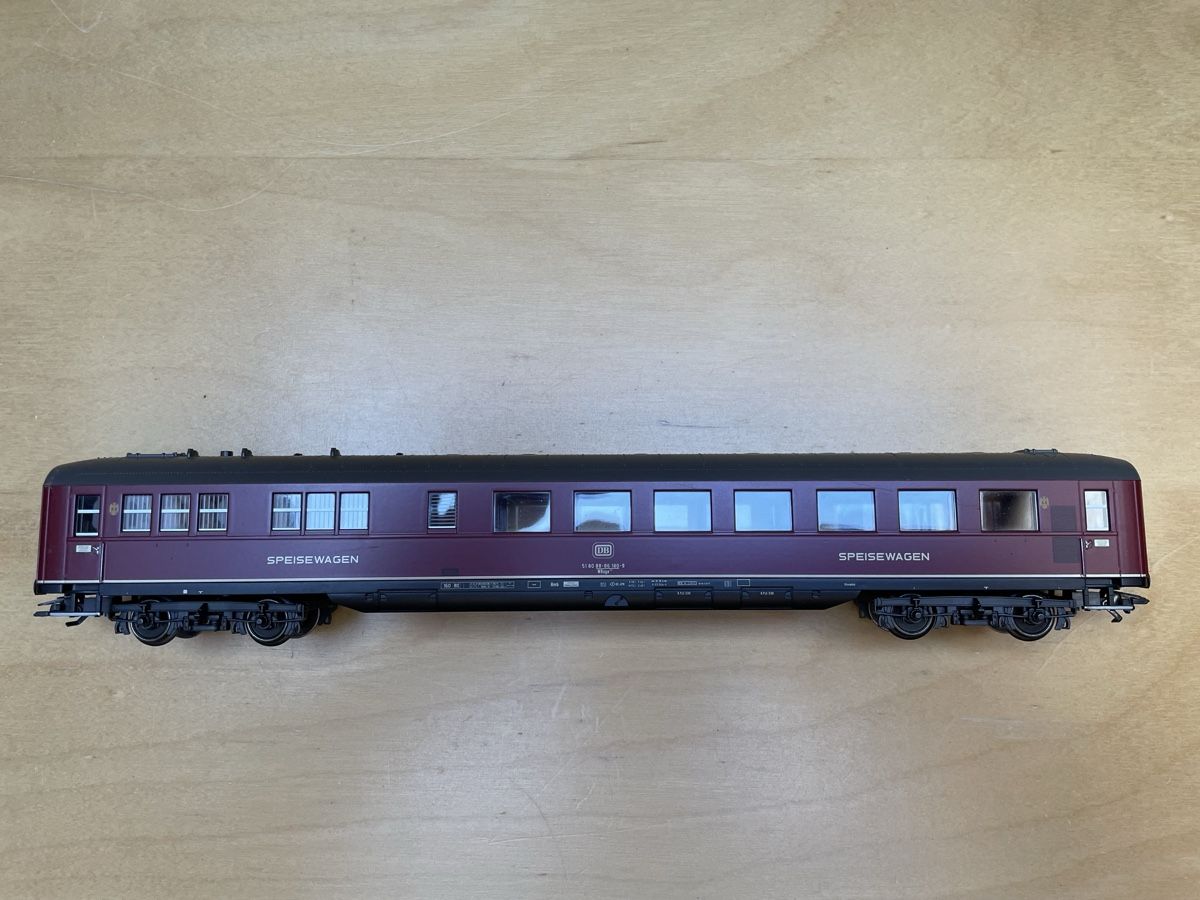Märklin Modellini di ferrovie: Märklin 43240 Speisewagen DB – Usato da Rickenbach ZH venduto da u2540