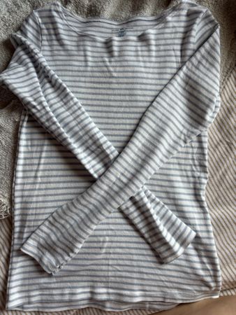 Striped Long Sleeve Shirt Brandy Melville 