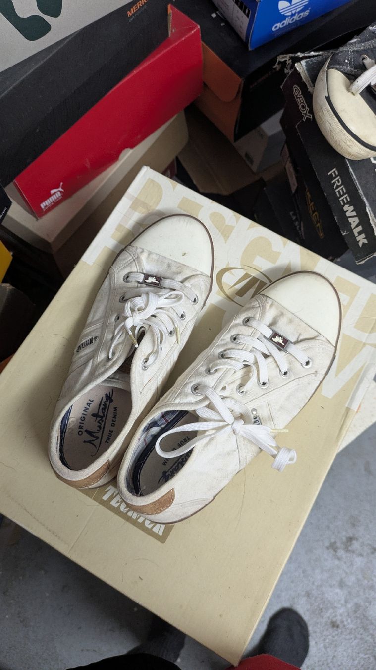 Mustang Scarpe da uomo: MUSTANG Schuhe weiss – Usato da Morgarten venduto da rra_jvw7
