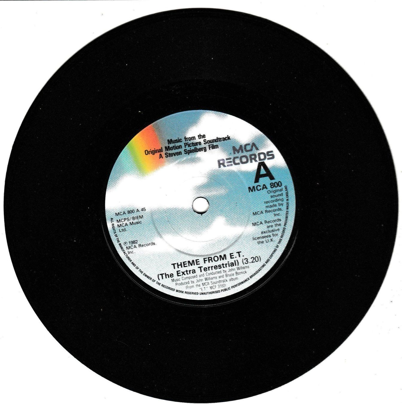 Vinyles: John Williams - Theme from E.T. 7" Vinyl 1982 – D'occasion à Tübach par JamesStone 2