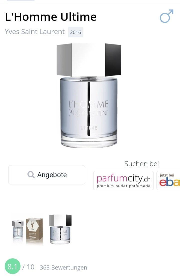 Saint Laurent Parfum & Eau de Toilette: 2 ml ULTIME YVES SAINT LAURENT ABFÜLLUNG – Neu (gemäss Beschreibung) aus St. Gallen von CaliSunshine 3