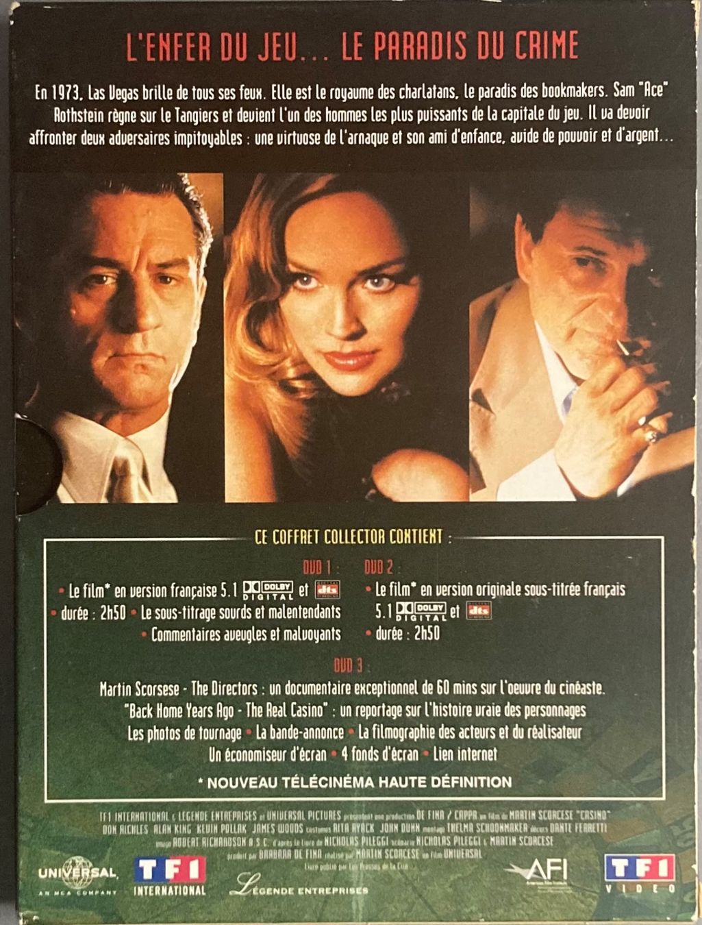 Tutti i DVDs: MARTIN SCORSESE - CASINO – Usato da Poliez-Pittet venduto da Newtown-Records 1