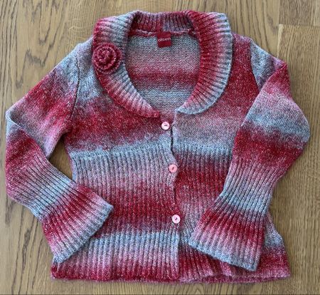 Olsen hochwertige Strickjacke mit Seide, Mohair & Alpaka 38