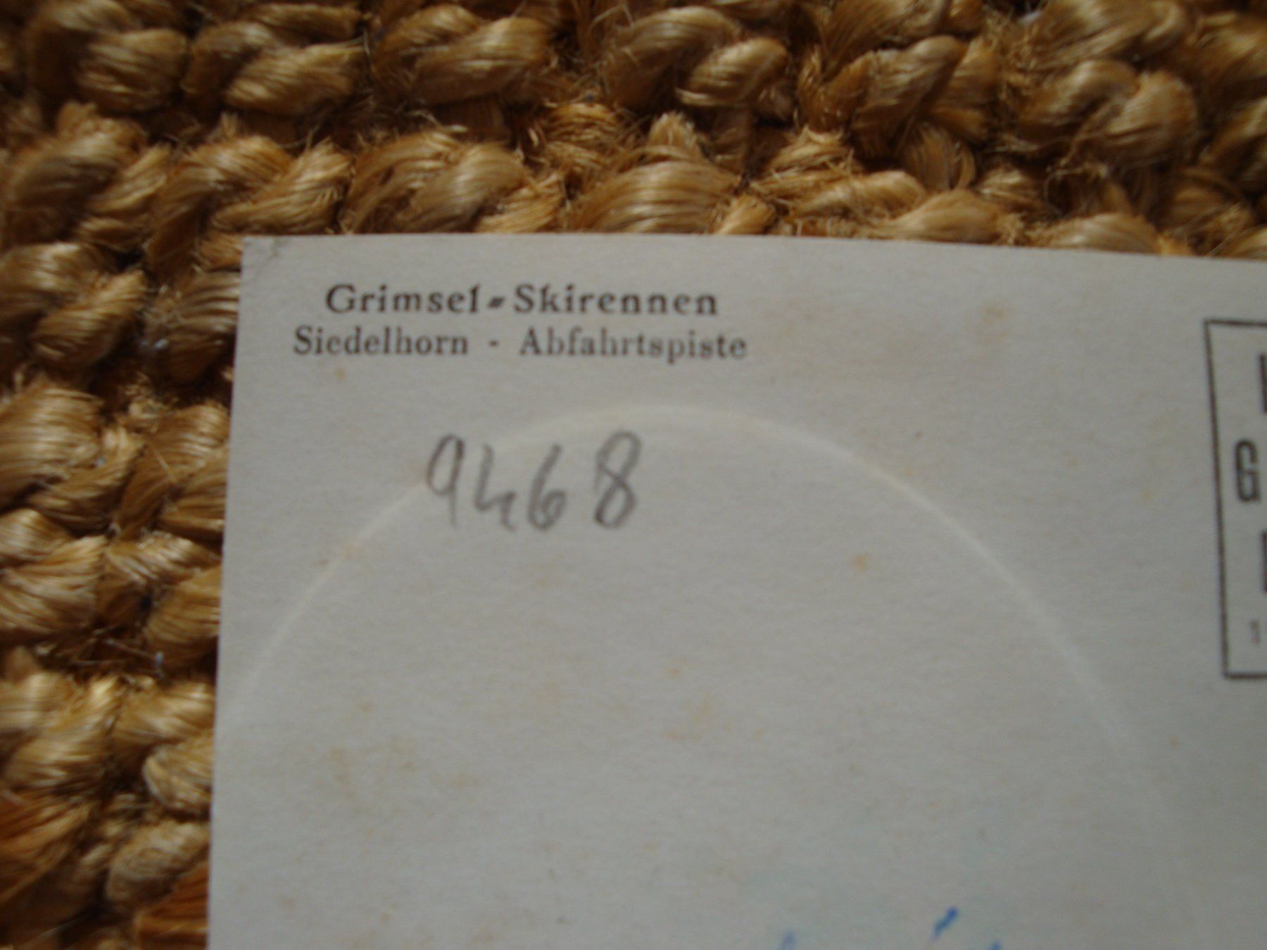 Ansichtskarten: ski wintersport  oberland – Gebraucht aus scharnachtal von Riso500 1