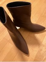 Stiefel braun Spitze Absatz Damenschuhe Grösse 38