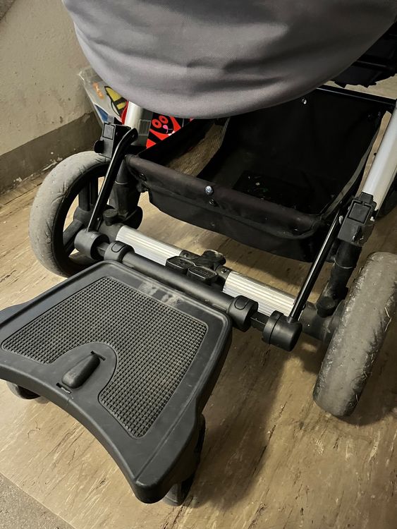 TinyPath Buggy Board - Trittbrett Für Kinderwagen Mit Sitzfunktion 19cm