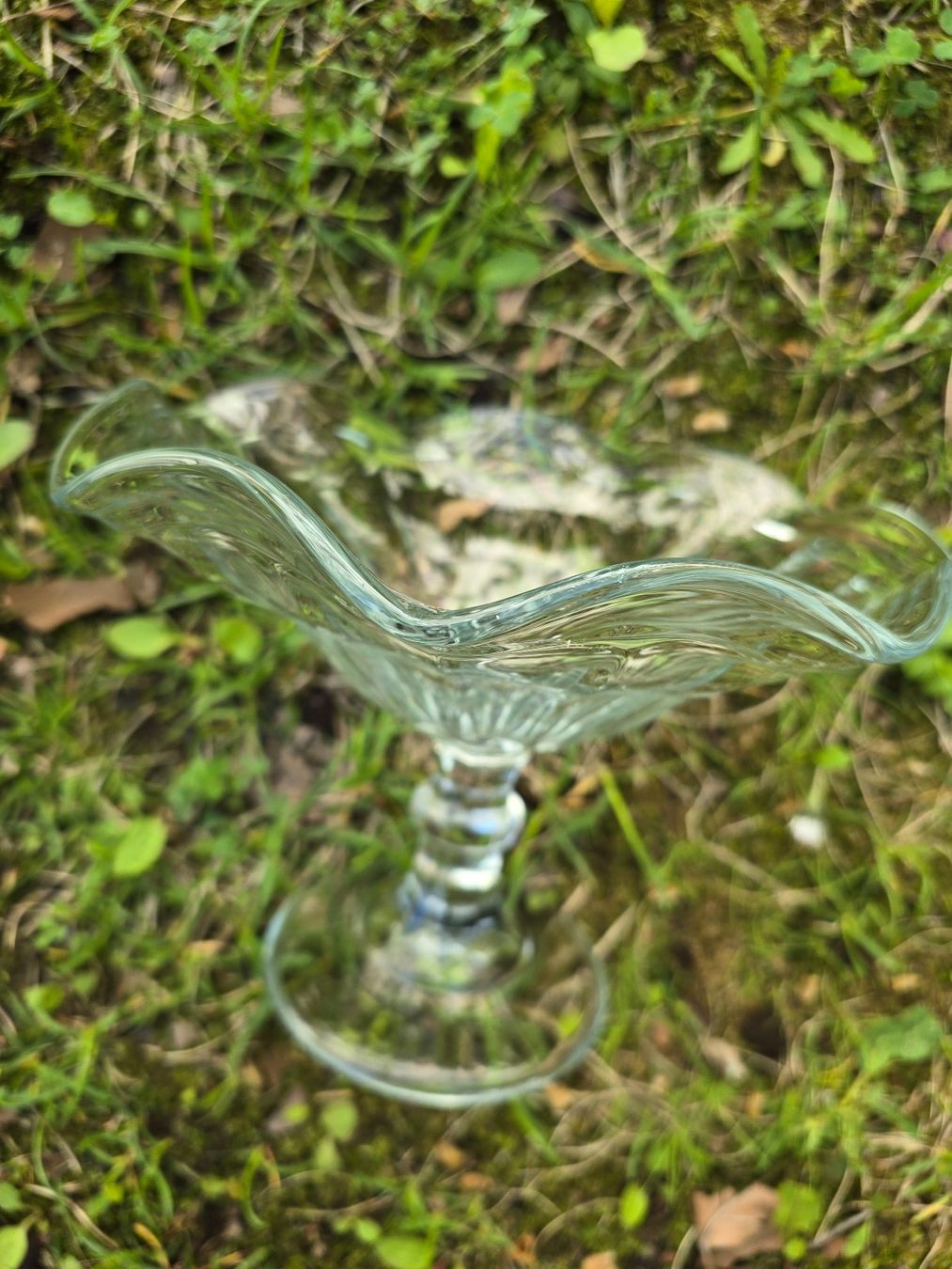 Schalen: Glas: elegante Glas-Fruchtschale/Dessertschale – Gebraucht aus Romanshorn von Rachacha 2
