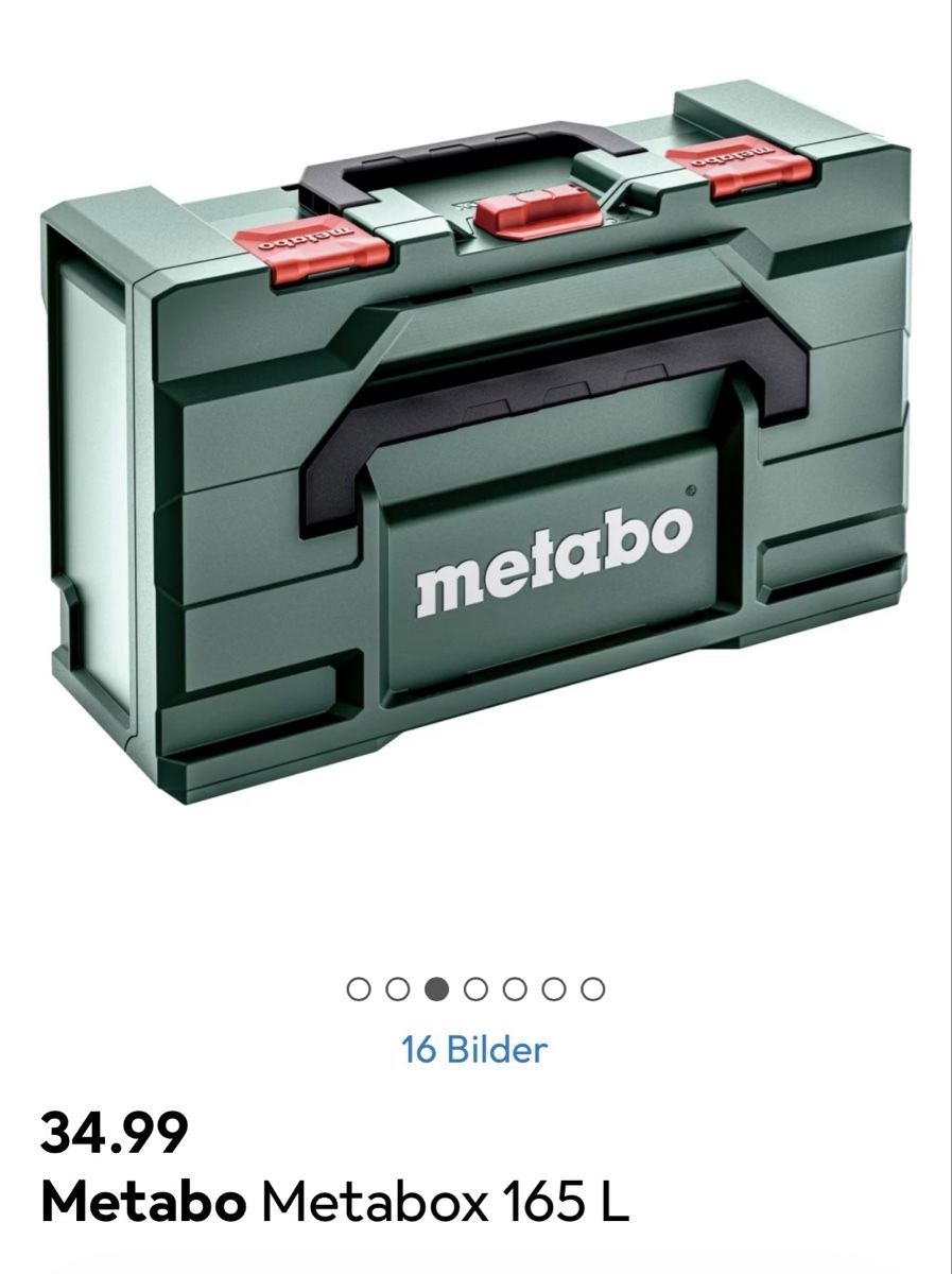 Metabo Tous les outils: MetaBox 165 leer – Neuf (Voir description) à Hittnau par Oracel 2