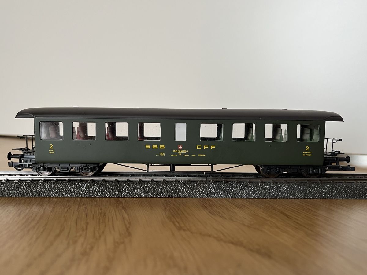 Roco Modellini di ferrovie: 3x SBB Seetalwagen Roco OVP – Usato da Basel venduto da Re620_11627 4