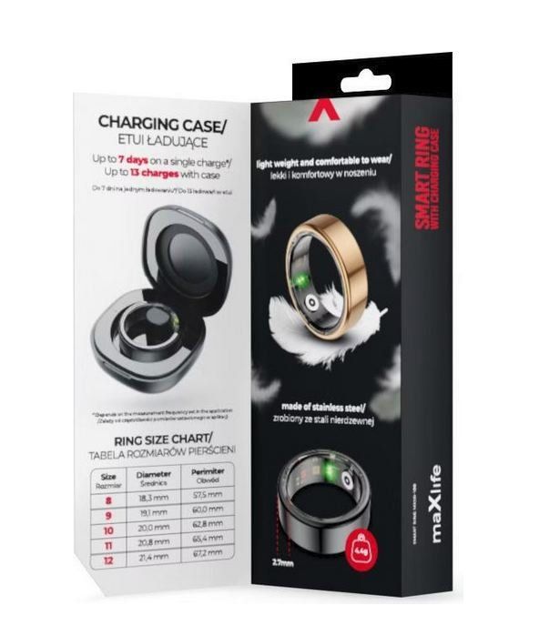 Anelli: NEU: Maxlife Smart Ring MXSR-100 Gold Grösse 10 – Nuovo e nell'imballaggio originale da Ballwil venduto da Outback 2