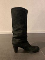 Schwarze Lederstiefel Paul Green Grösse 37