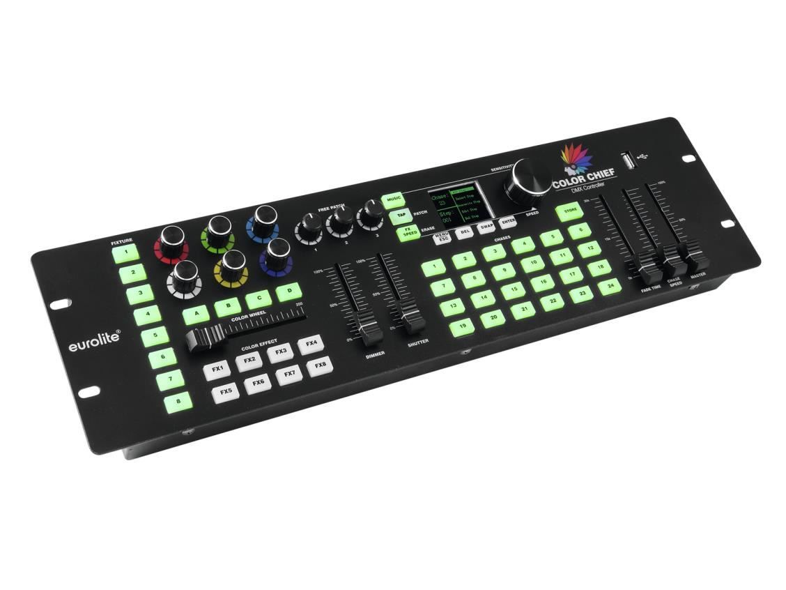 Illuminazione & Effetti luce: Eurolite DMX LED Color Chief Controller – Nuovo e nell'imballaggio originale da Däniken SO venduto da Profog1