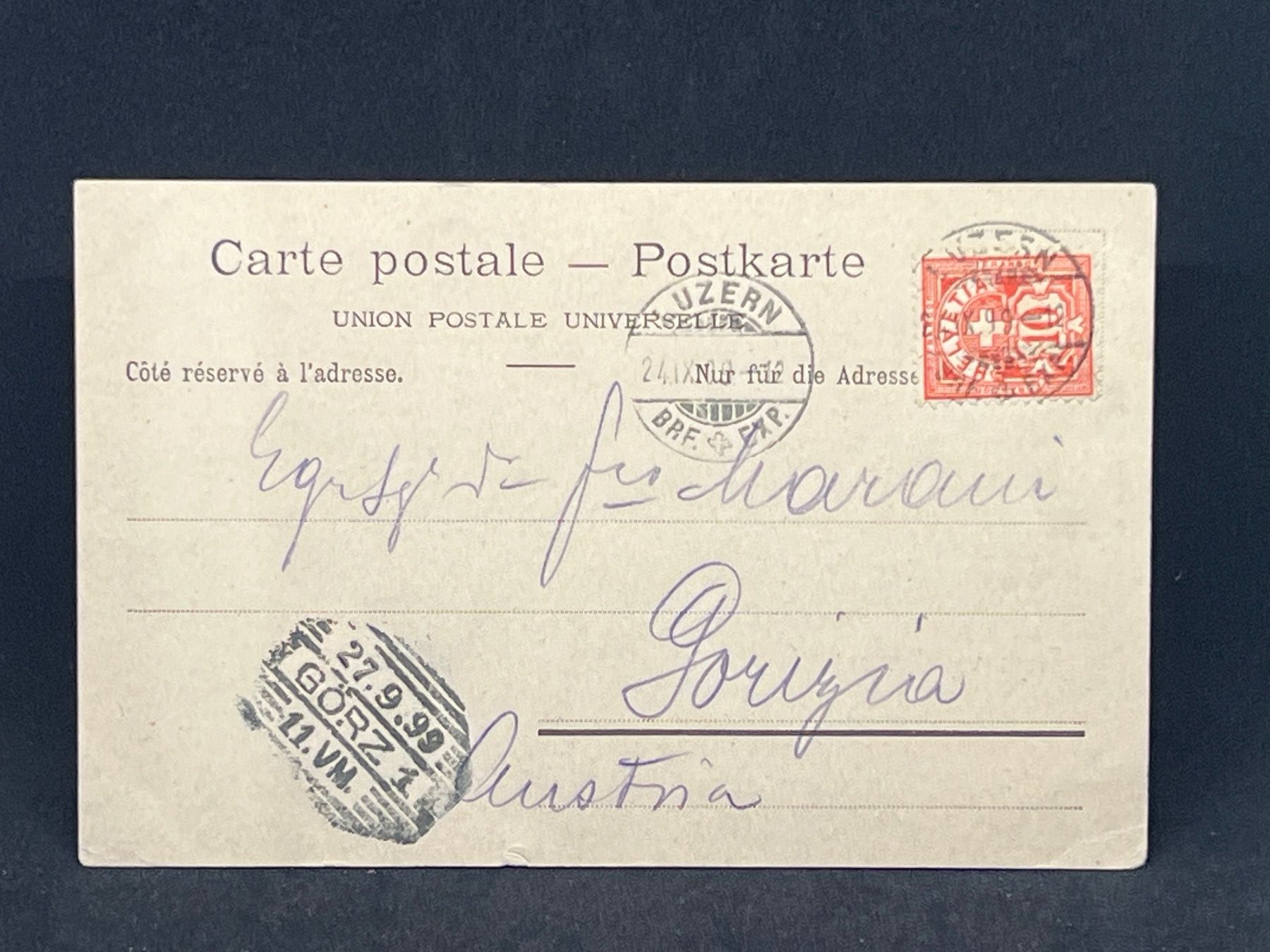 Cartoline postali: Gruss von Luzern! – Usato da Widnau venduto da Brusi9 1