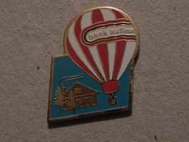 Pin Ansteckpin Anstecker Ballon Luftballon Bank Aufina