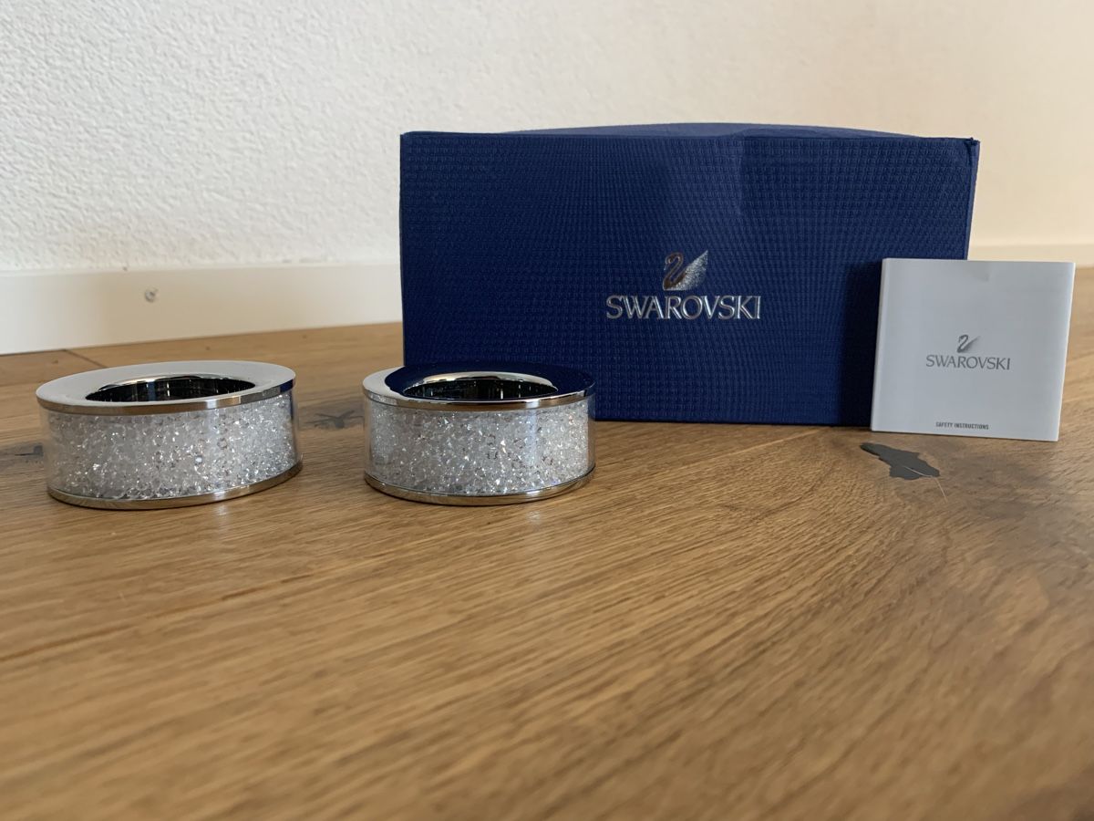 Swarovski Portacandele: Swarovski Teelichthalterung – Nuovo (secondo la descrizione) da Breitenbach venduto da tinkerbell25