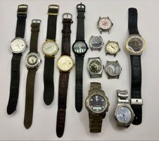 Un lot de 13 montres d’occasion 