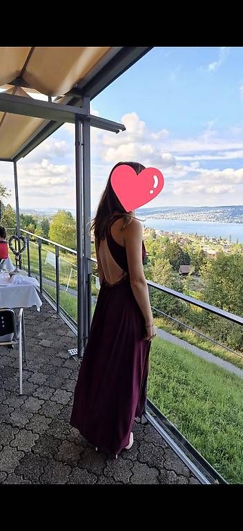 Vestiti: Jake's Abendkleid, bordeau rot, Grösse 38 – Usato da Horgenberg venduto da callmeloco 1