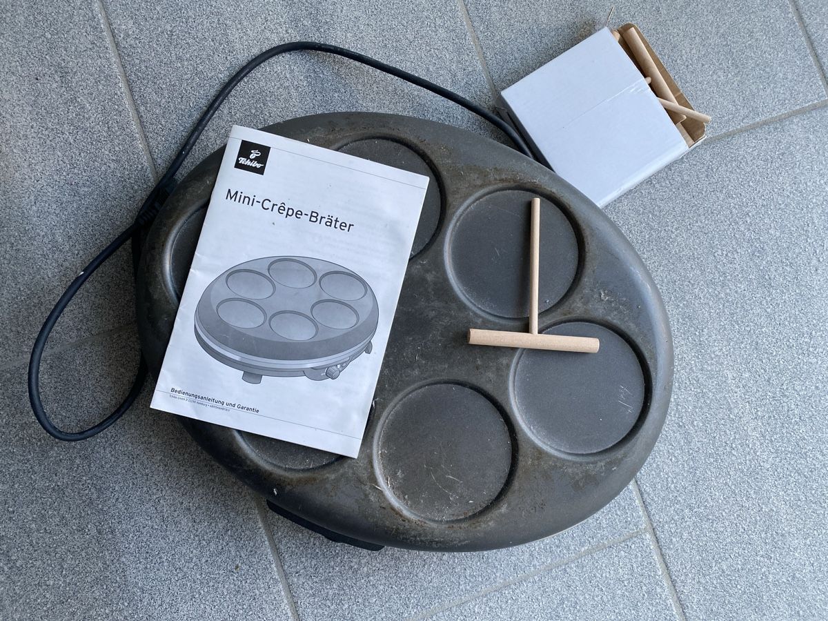 Tchibo Küchengeräte: Mini- Crêpes- OfenTchibo  – Gebraucht aus Ossingen von Blabaer