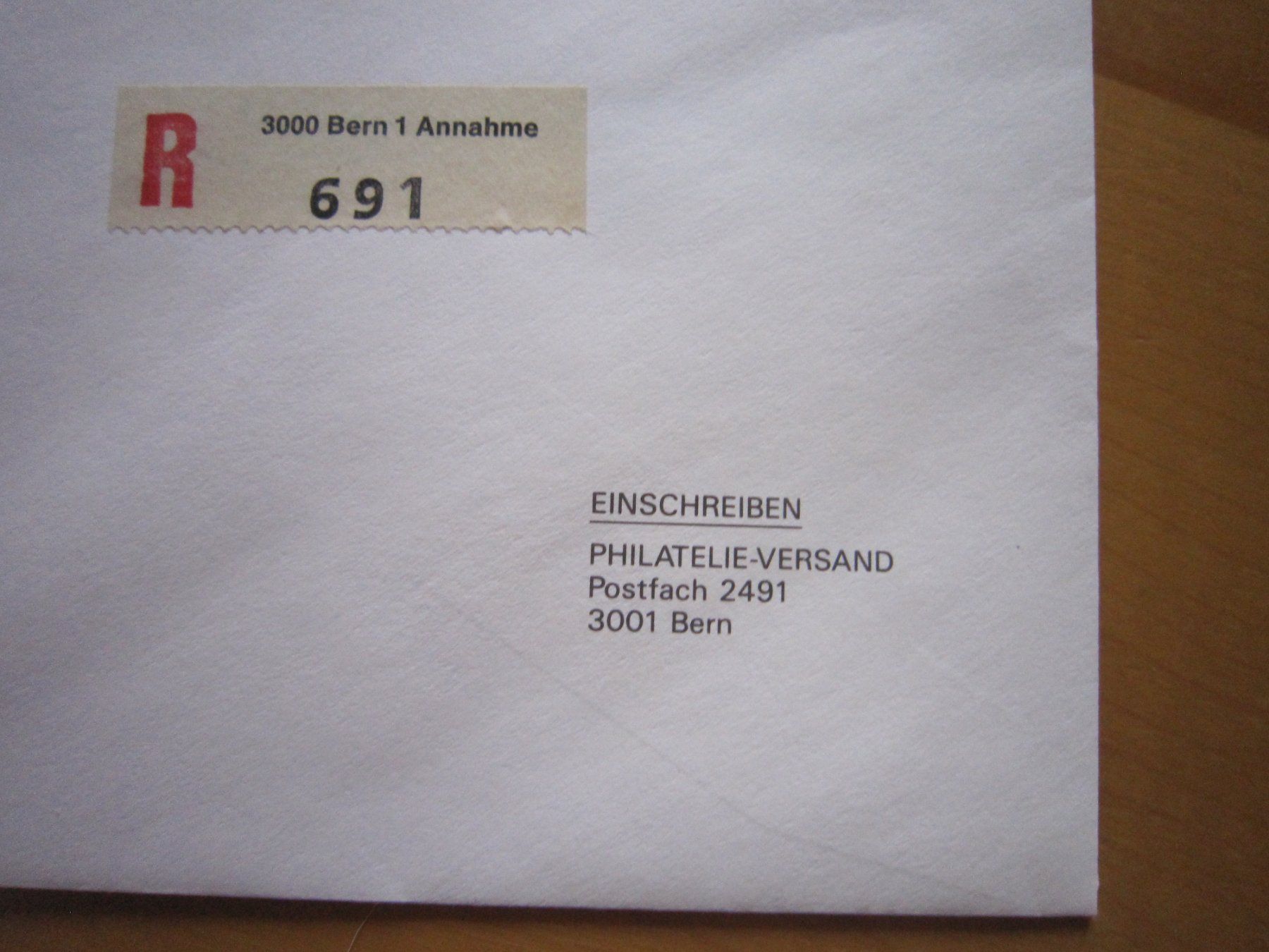 Alle Briefmarken: 1987 Rollenmarken auf Grossbrief – Gebraucht aus Giubiasco von sal_9j6w 3
