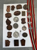 Plaketten Fastnacht Pins Silver 900 usw. Sammlung - Lot
