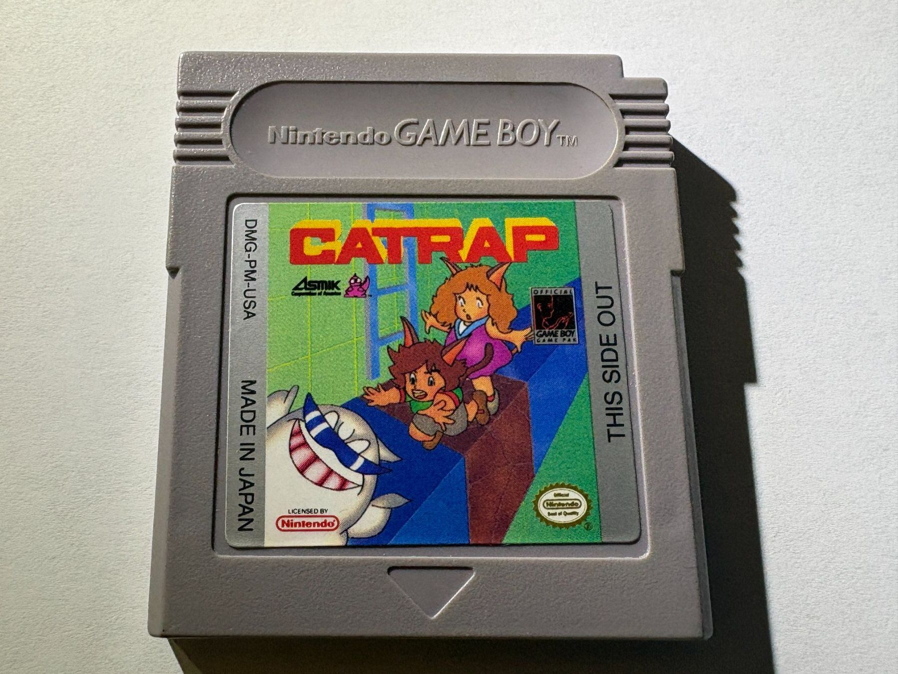 Nintendo Spiele: Catrap - Nintendo Game Boy - USA Modul - SELTEN – Gebraucht aus Zürich von VintagePalace