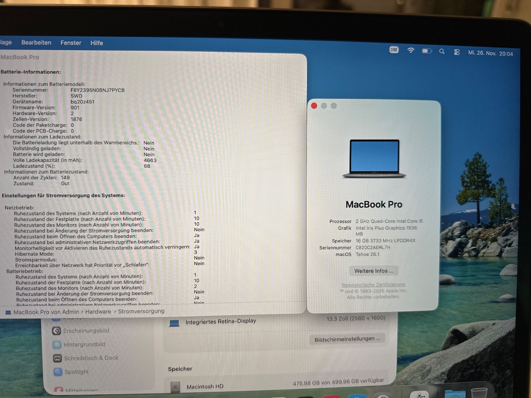 Apple Notebooks: Apple MacBook Pro 13" (2020) Top Zustand – Gebraucht aus Tagelswangen von 15simo15 1