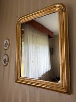 Miroir doré style Louis Philippe