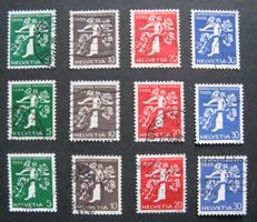 1939 Landesausstellung Zürich, 3 Sätze gestempelt