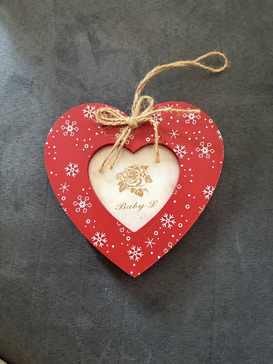 Tutte le decorazioni: Heart Photo Frame Red Snowflake Design New – Nuovo e nell'imballaggio originale da Sorengo venduto da dis_tfq6