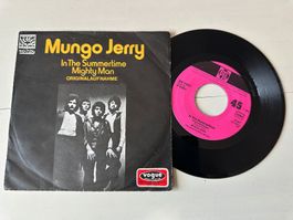 MUNGO JERRY tolle Single In the summertime Kult Hit Top 70's