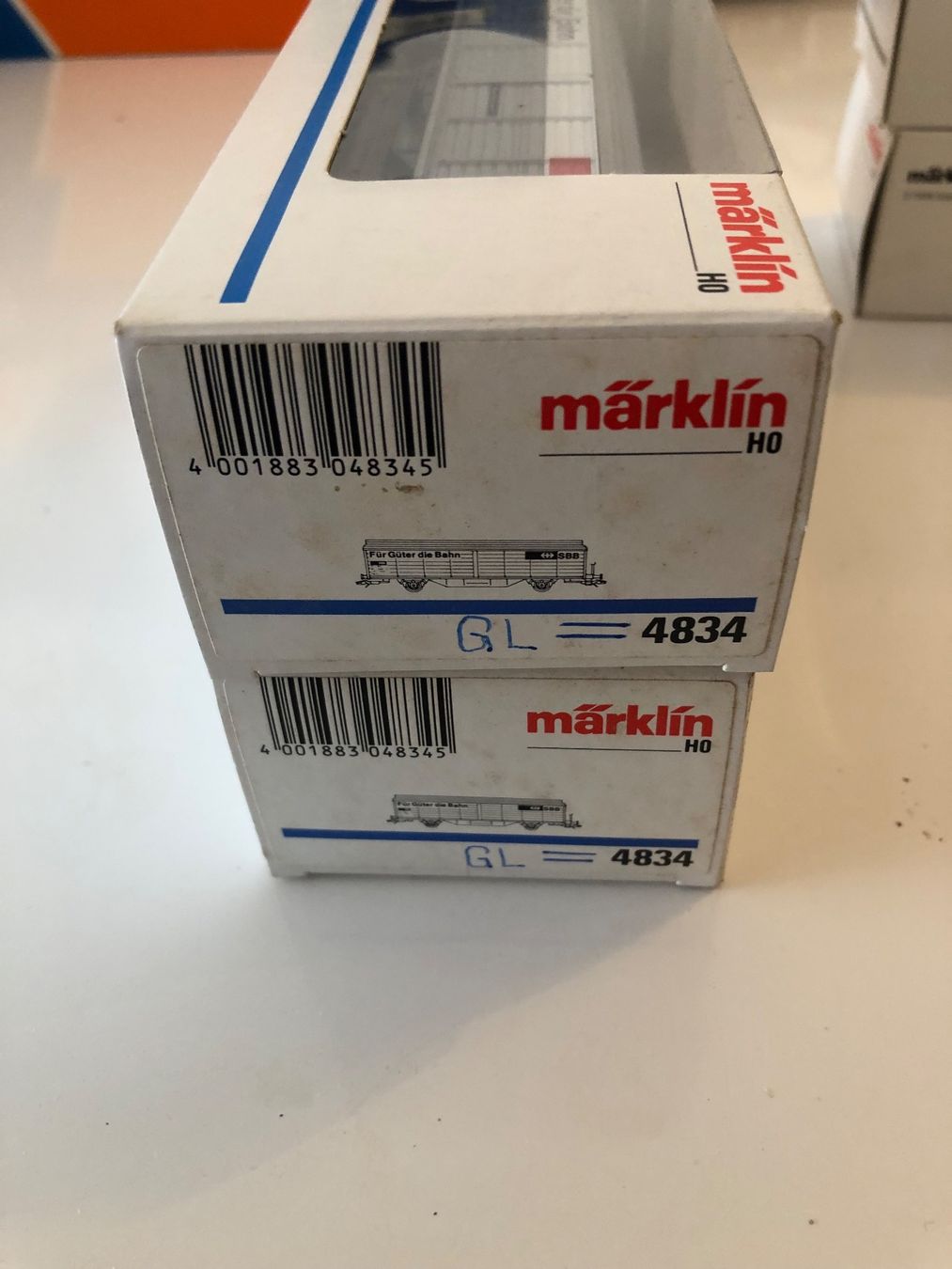 Märklin Modelleisenbahnen: Märklin 2er Set 4834 Gleichstrom NEU – Neu und originalverpackt aus Ostermundigen von Garmin03 1