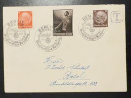 Deutsches Reich Brief Berlin Basel Schweiz 1939