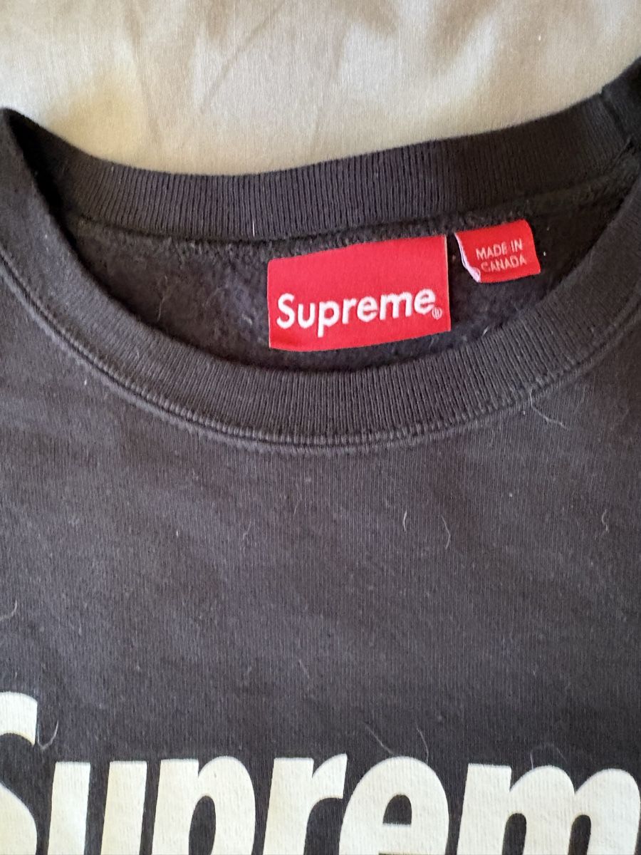 Pullover & Sweatshirts: Supreme Underline Crewneck SS20 – Gebraucht aus Petit-Lancy von cir_26qs 1