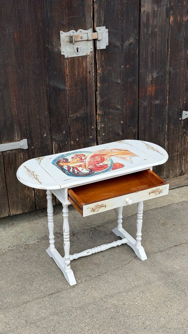 Tavoli: Vintage Nähtischchen Shabby Chic Unikat – Usato da Zürich venduto da Eitscheidotnet 3