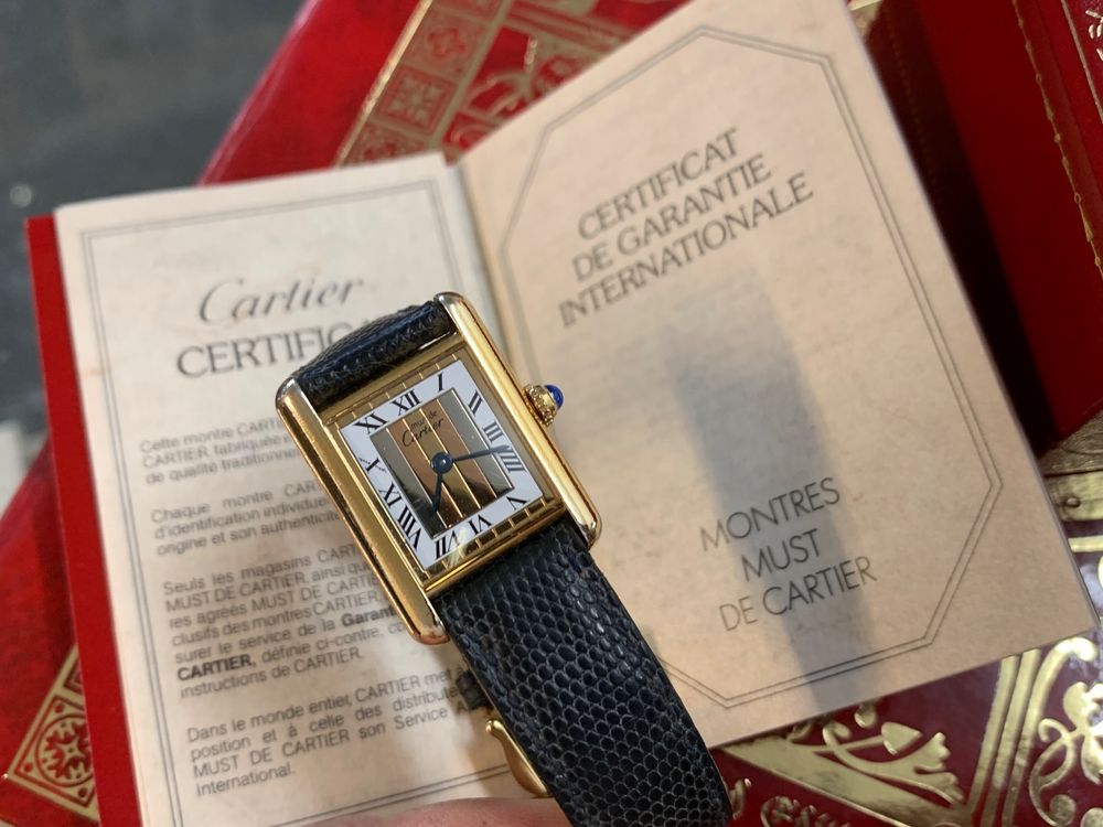 Cartier TANK boîte et certificat | Kaufen auf Ricardo