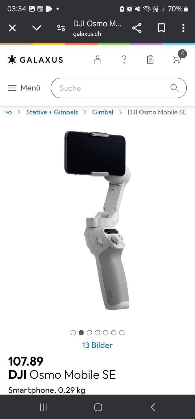 DJI Trépieds & Accessoires: DJI Osmo Mobile SE – Neuf (Voir description) à Diessbach b. Büren par MoniaSpeich 2
