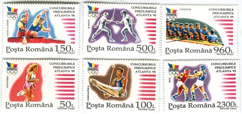 Tutti i francobolli: Briefmarken "Olympische Spiele". Rumänien. – Nuovo e nell'imballaggio originale da Basel venduto da Butsch5