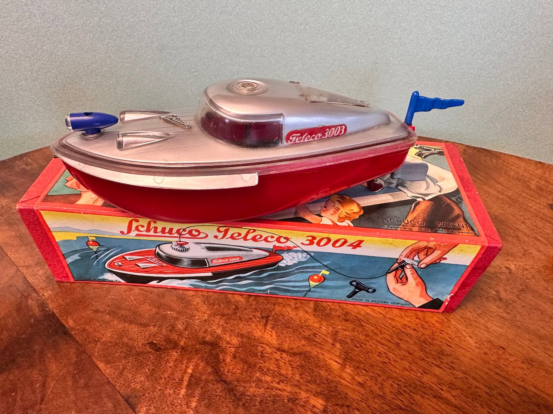 Schuco Giocattoli: Schuco Boot Teleco 3004 – Difettoso da Seuzach venduto da Jage 1